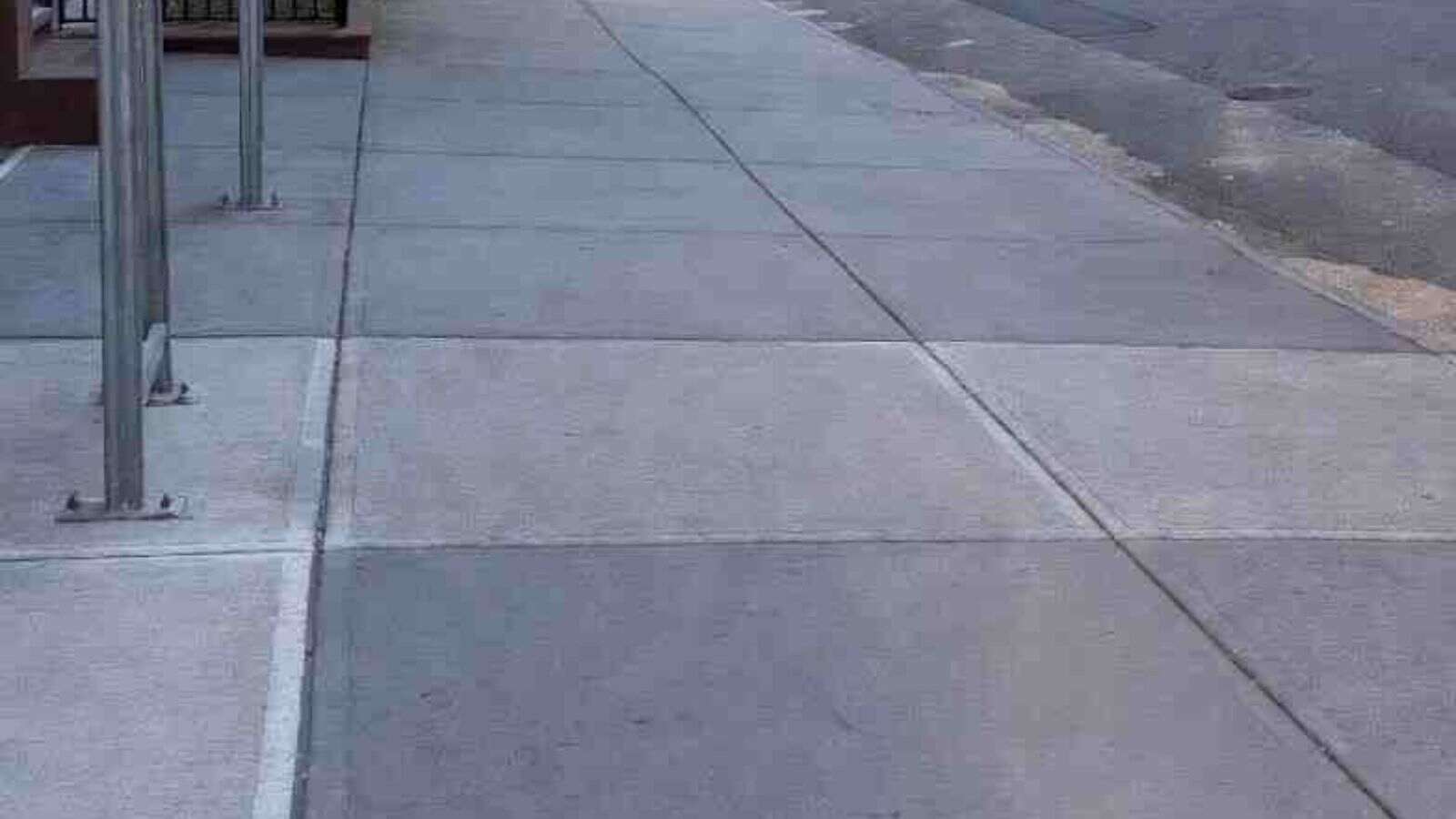 sidewalk repaired in NYC Image