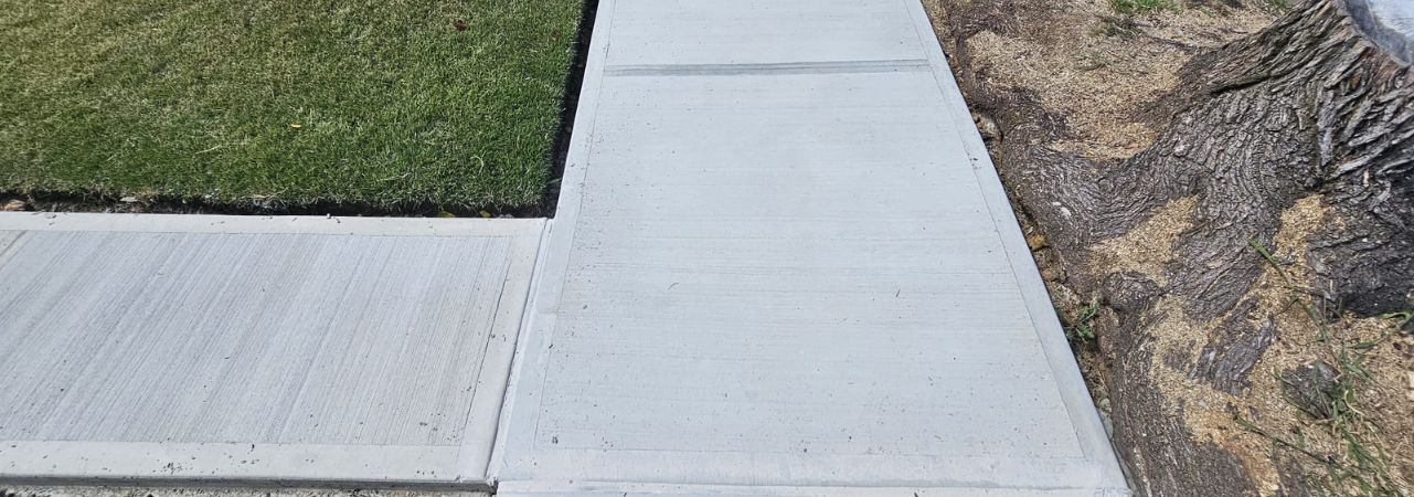 concrete sidewalk