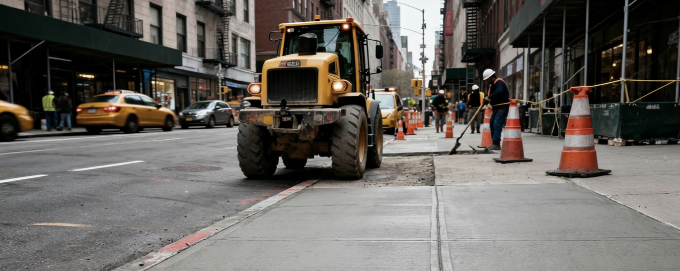 Timeline to sidewalk repair