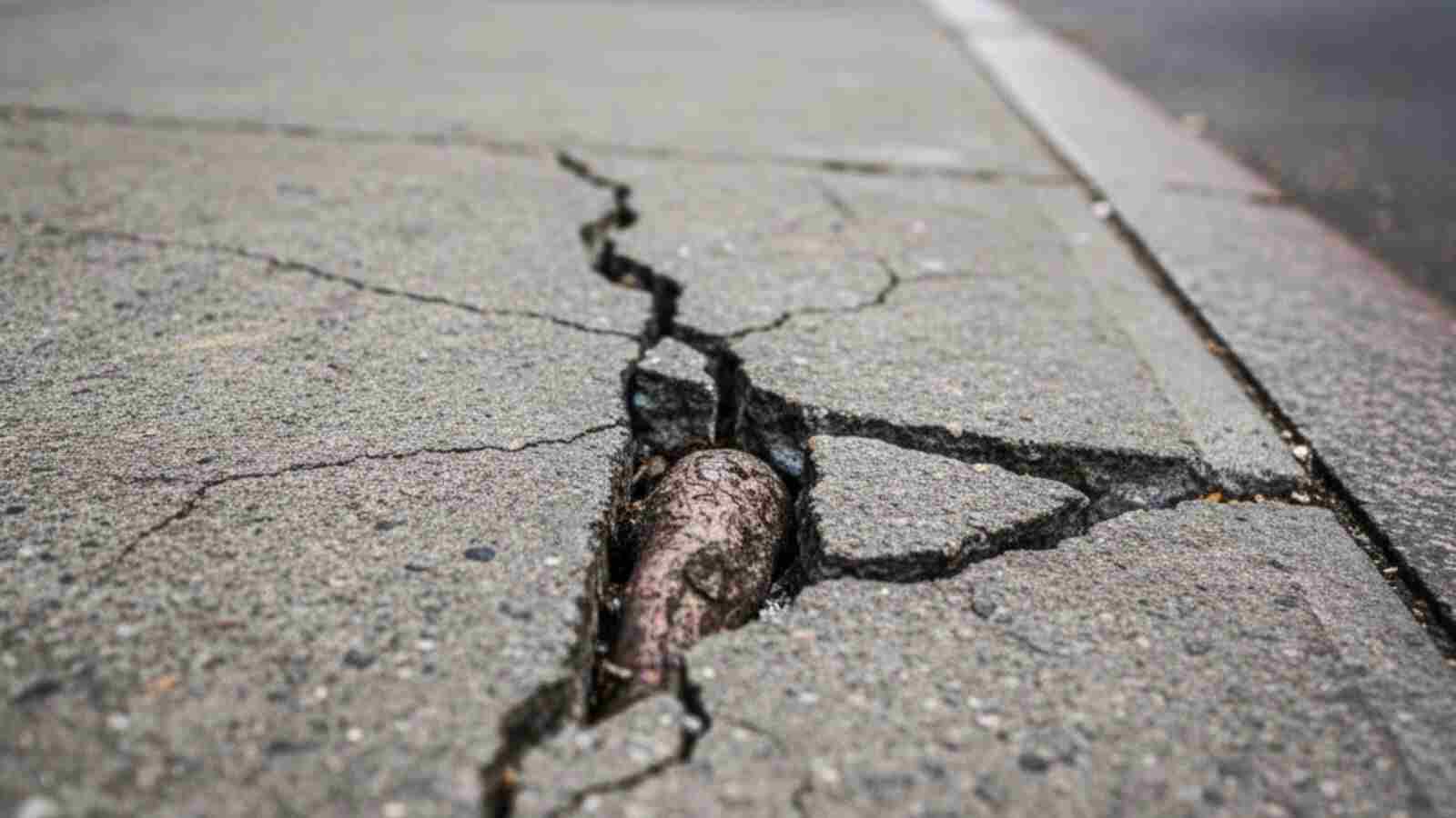 Sidewalk Crack Image