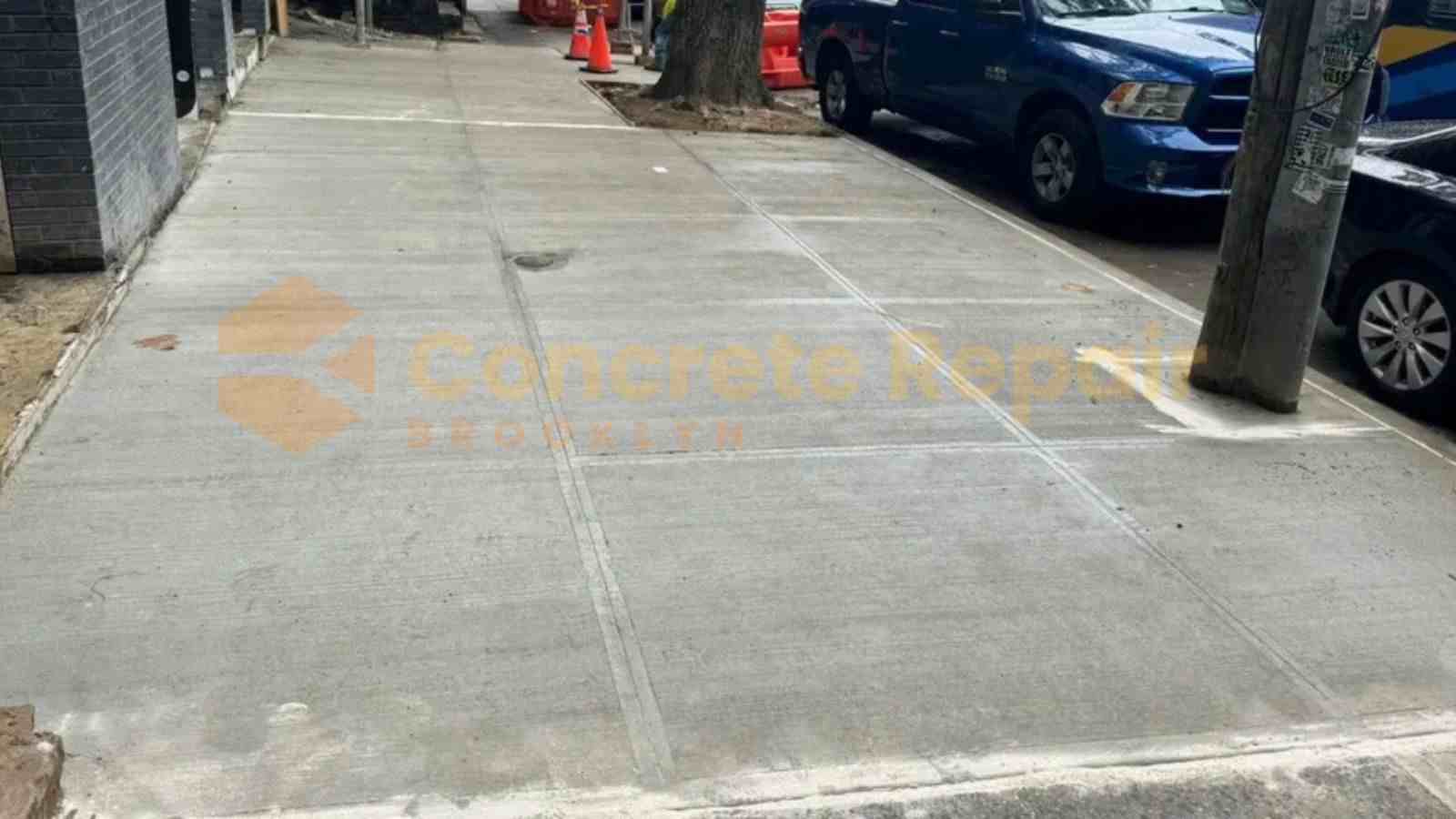 repairing concrete sidewalk in brooklyn