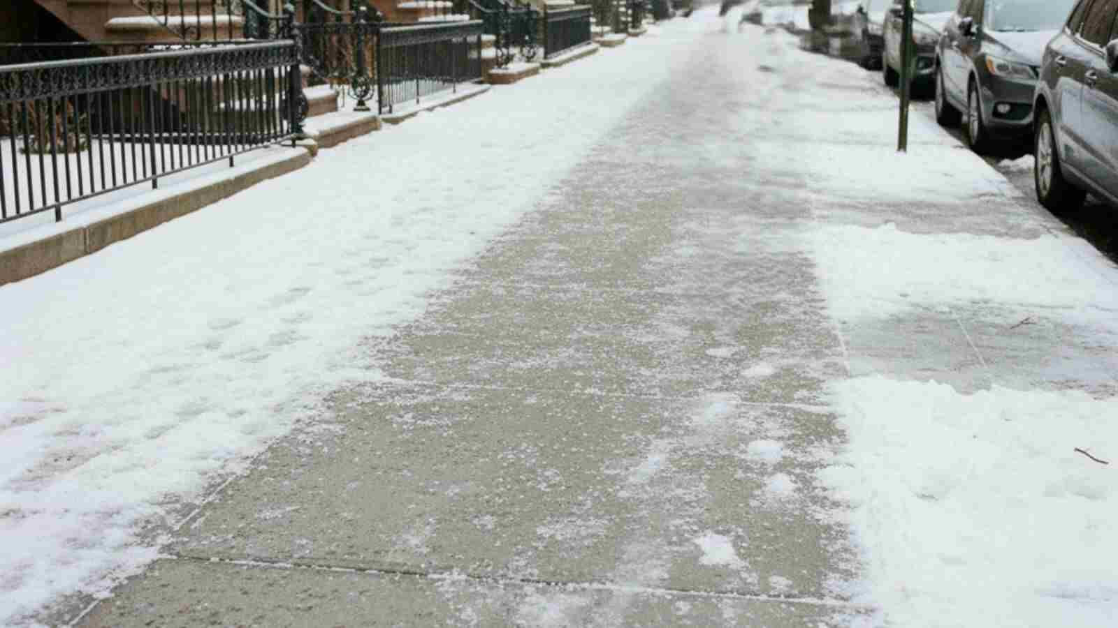 Salt Damage SIdewalk Image