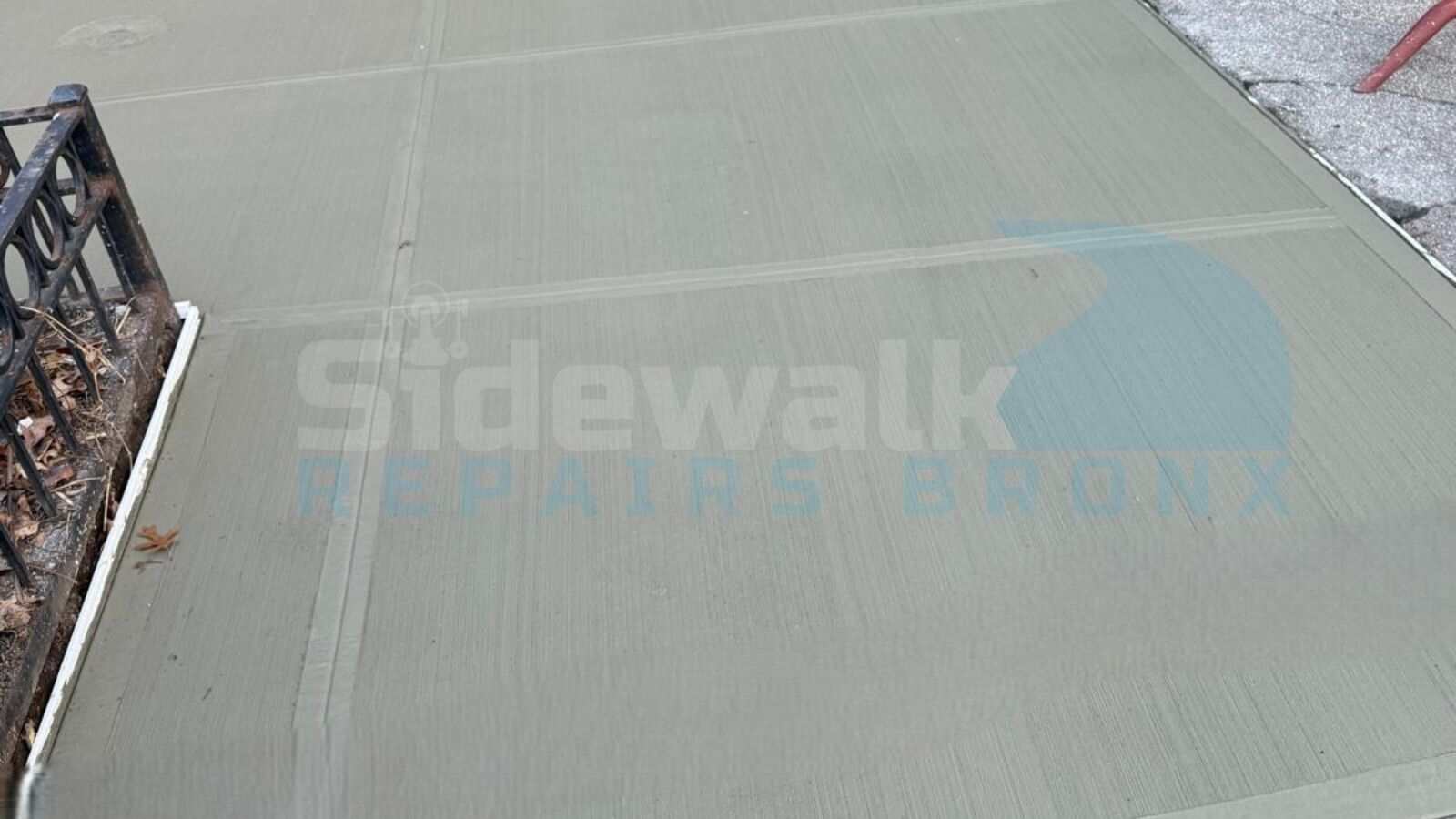 Sidewalk in Winter Image