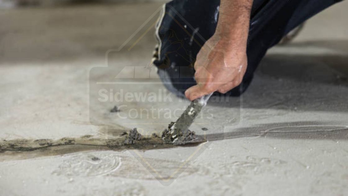 Cracked and damaged concrete showing visible signs of wear, indicating the need for concrete restoration
