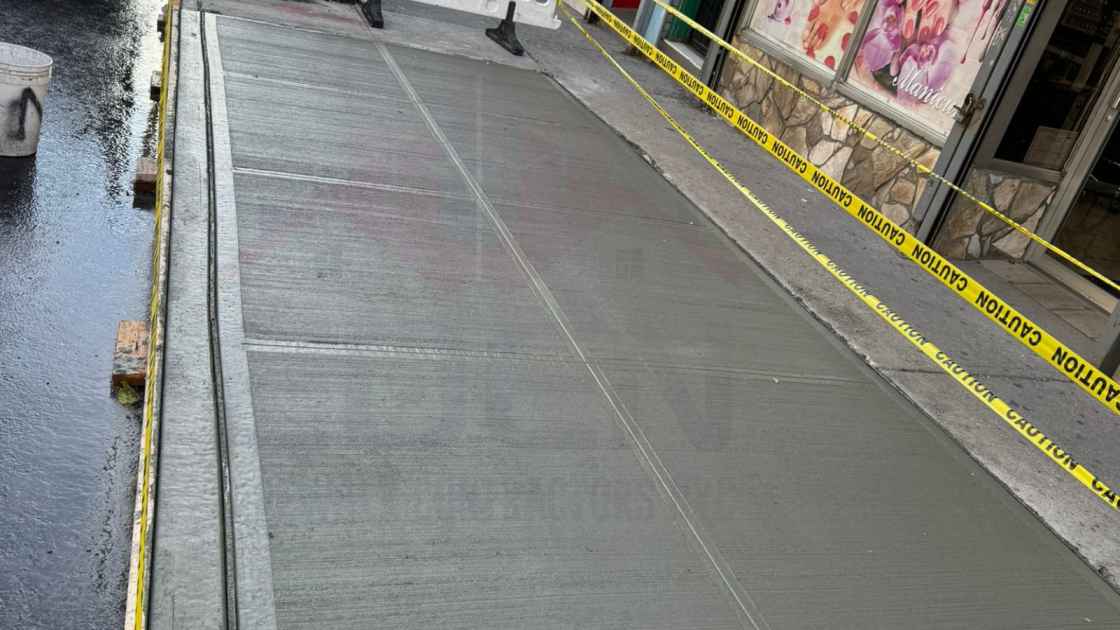 Professional sidewalk repair