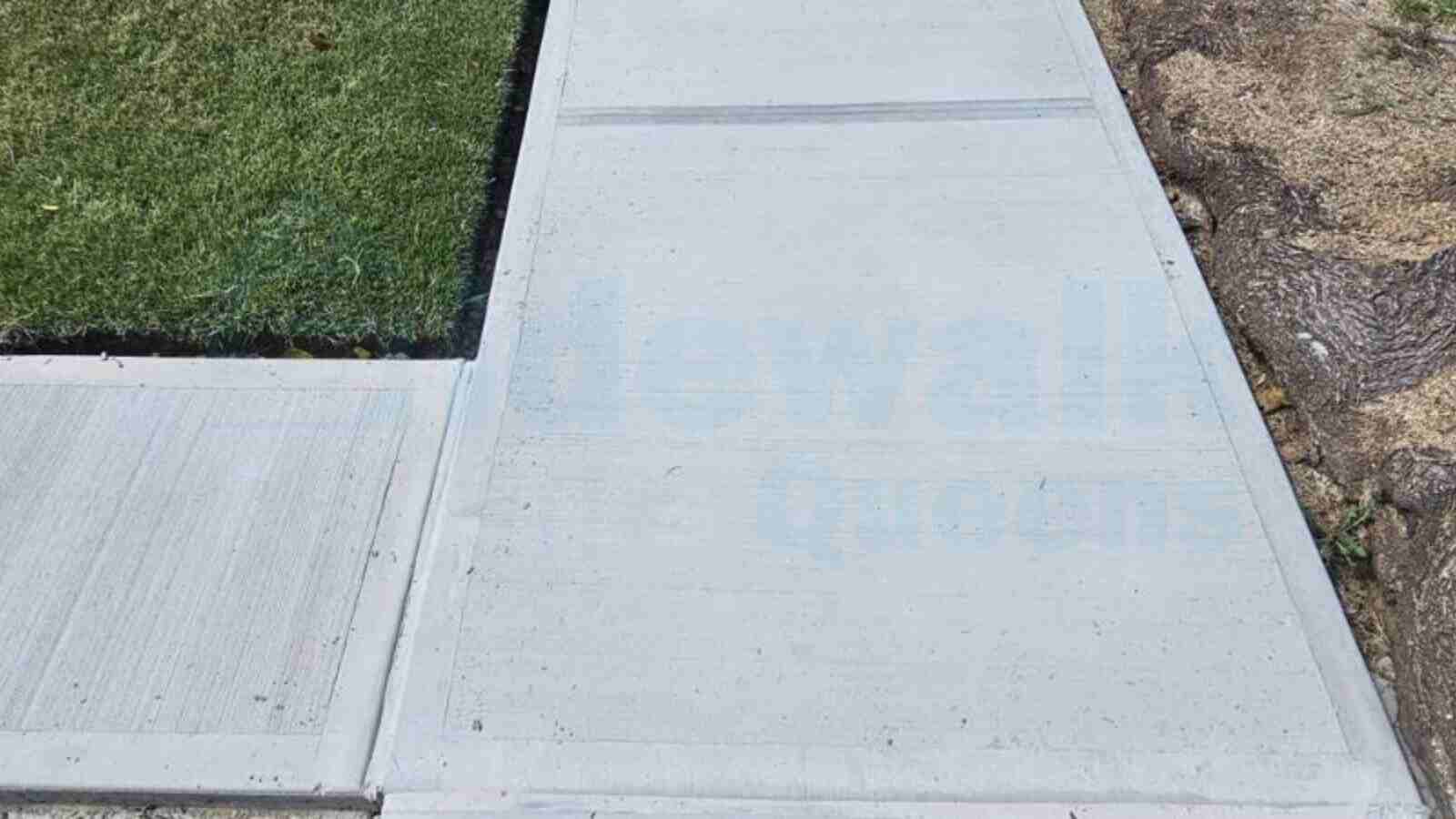 concrete sidewalk
