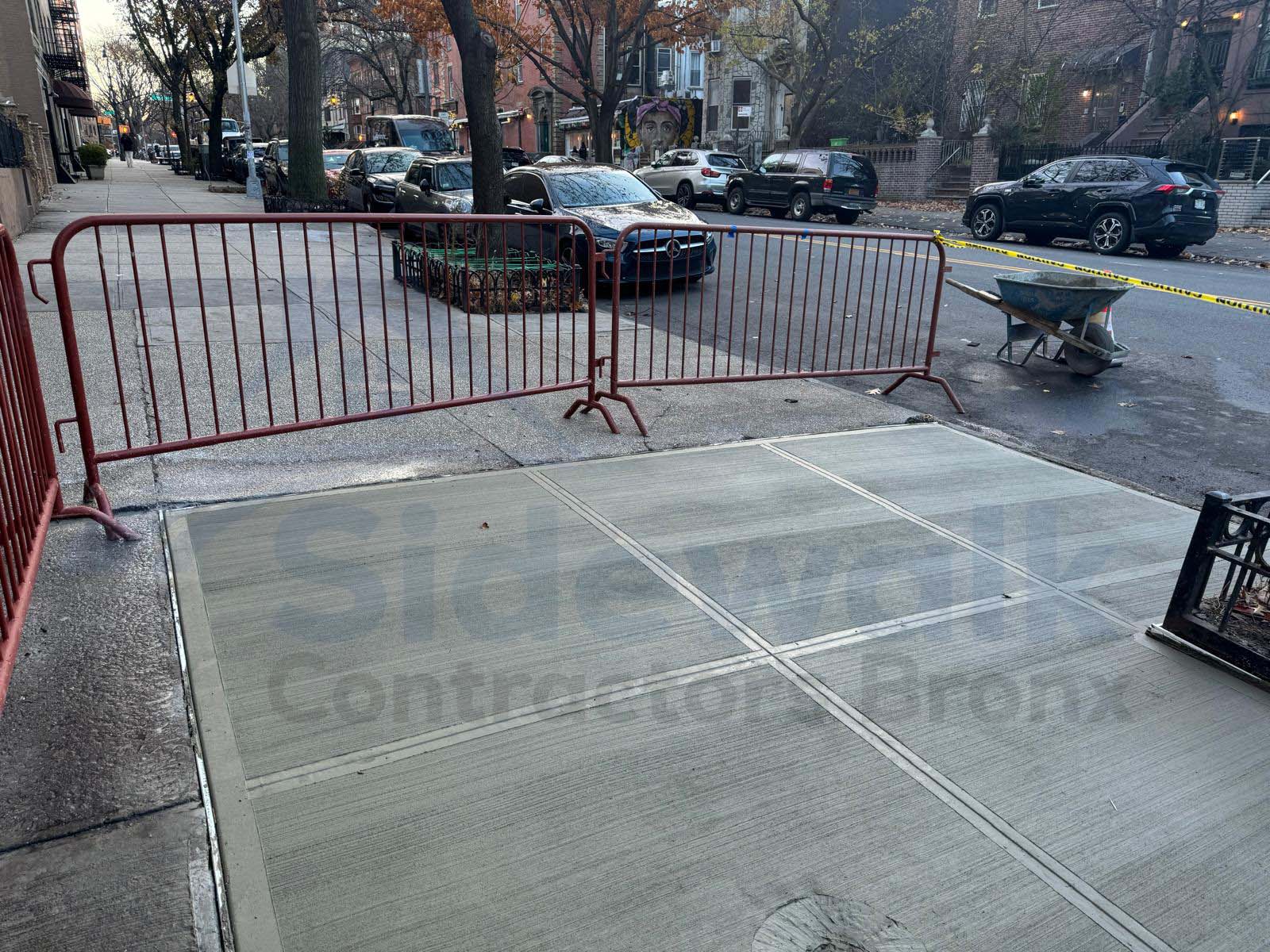 sidewalk repaired in bronx