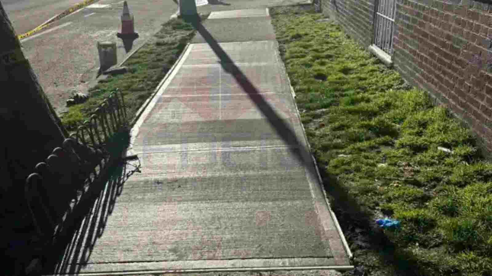 sidewalk repaired in NYC Image