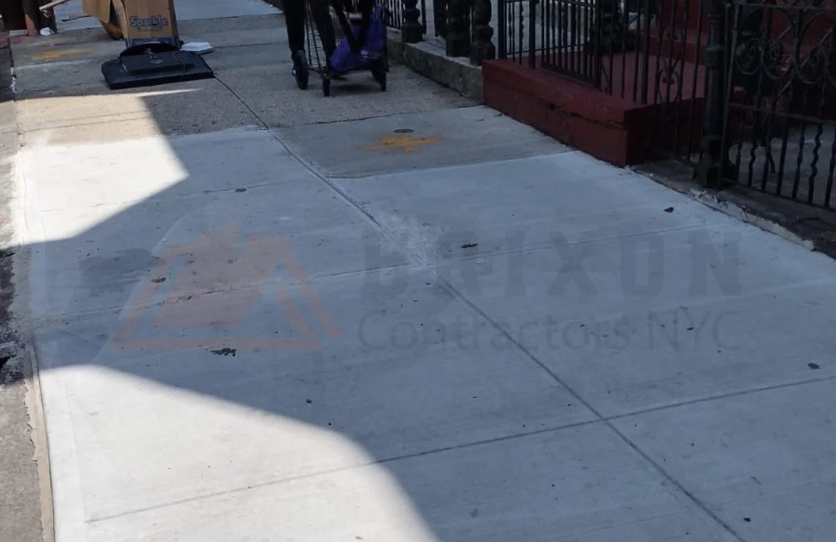 weather affect sidewalk