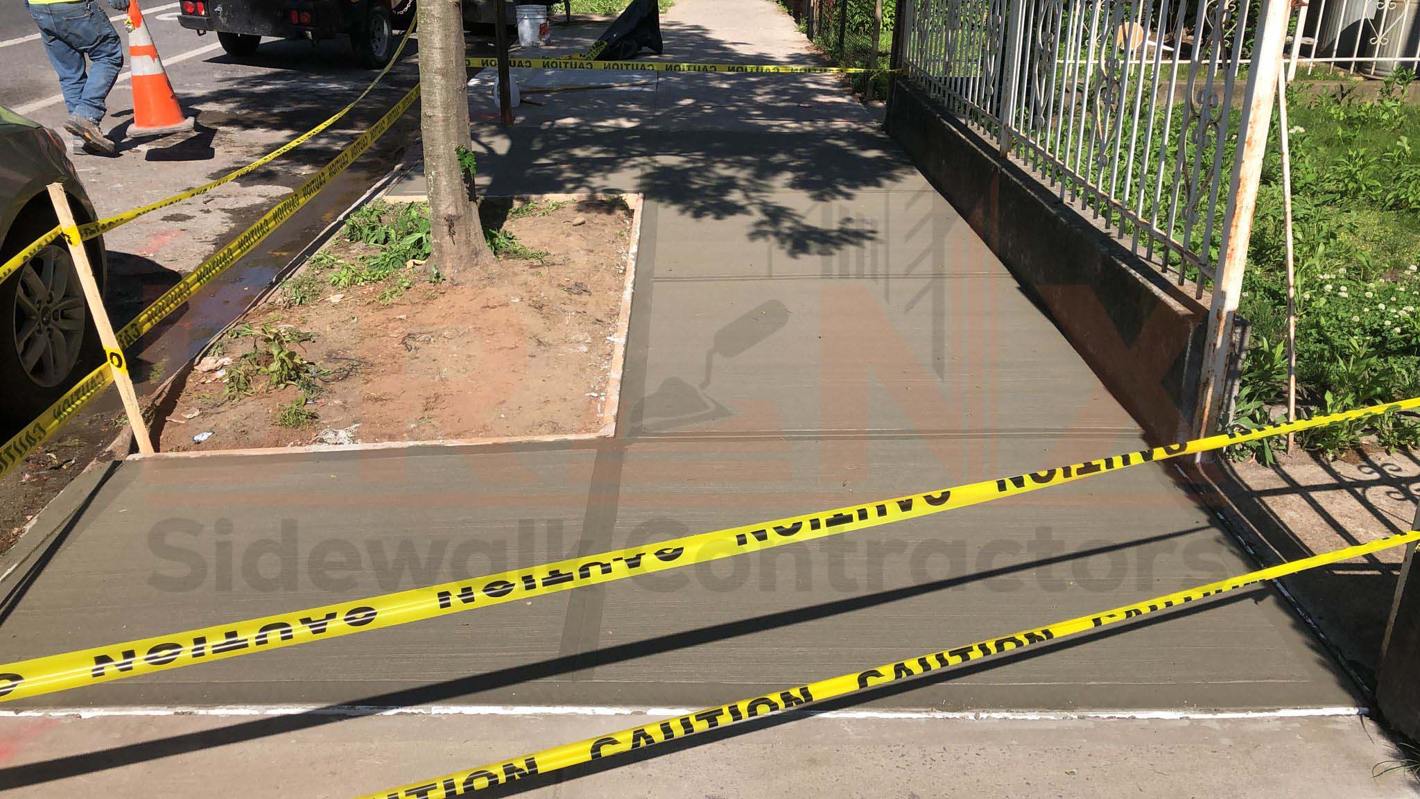 sidewalk repaired in bronx